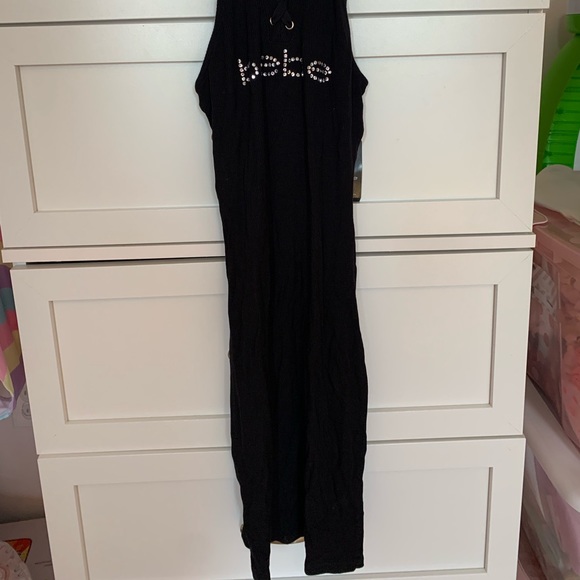 NWT Black Bebe mini lace up front and back dress size XS - Picture 6 of 6
